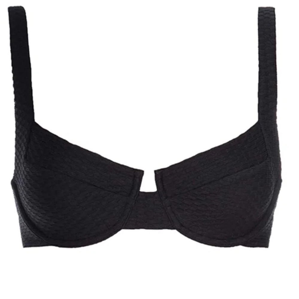 VETCHY Laguna Bikini Top Black Size Medium NWT